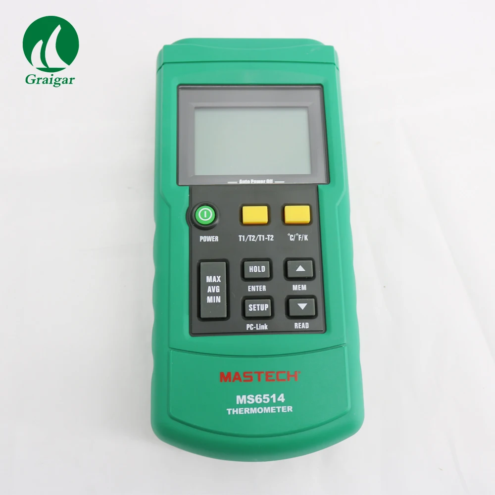 MASTECH MS6514 цифровой термометр с K Тип термопары ( 200.0C до + 1372C)|Приборы для измерения