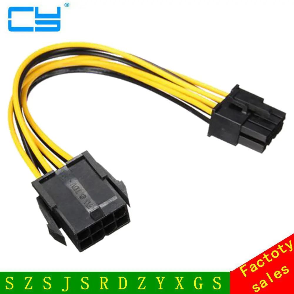 

Удлинитель питания PCI-E 8-контактный (папа)-8-контактный (папа), 18AWG