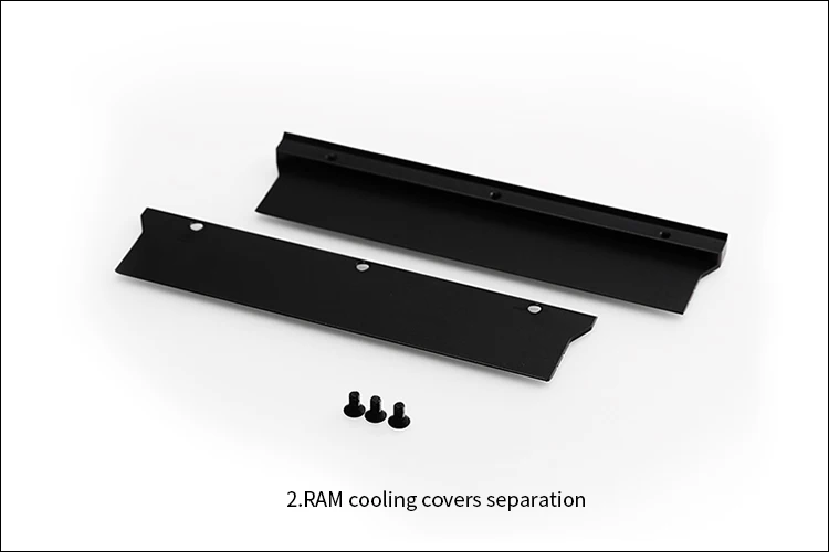 Barrowch Оперативная память воды блок Комплект для Стандартный Ширина Оперативная Память охлаждение крышка 2/4 Каналы lrc2.0 5 В 3pin FBRWB-PA