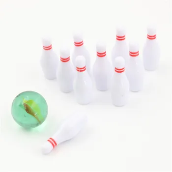 

1Set Plastic Bowling Ball Creative Children's Mini Pinball Bowling Set Nursery Children Indoor Sports Toys