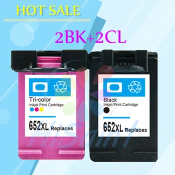

hisaint 4PK Ink Cartridge for HP 652 652 XL for HP Deskjet 1115 1118 2135 2136 3635 3636 3638 4535 4536 4538 4675 4676