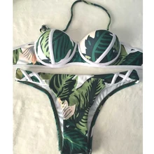 Пляжное сексуальное бикини новое поступление Бикини Набор Купальники для женщин Горячая распродажа винтажный с пушапом бикини