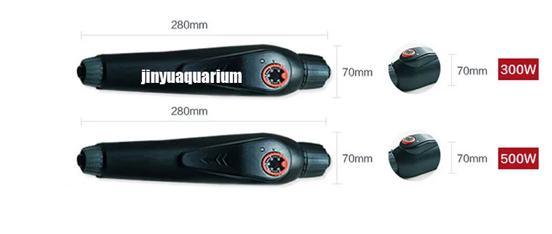 Внешний Нагреватель 300 Вт 500 Вт водяное растение для аквариума, аквариума, удерживающий червь, контроль температуры