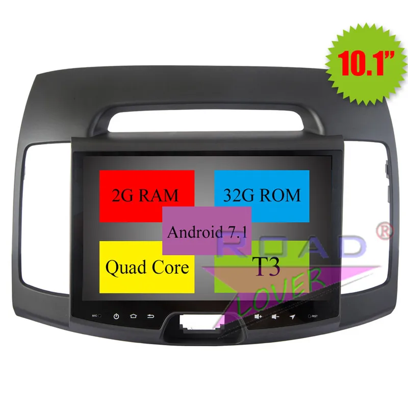 Best Roadlover Android 8.1 Car Multimedia Autoradio For Hyundai Elantra 2015 Stereo GPS Navigation Magnitol 2 Din Player Video NO DVD 8