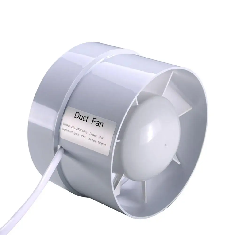 Us 14 25 44 Off 220v 4 Inches Inline Duct Fan Ceiling Ventilation Pipe Exhausted Ducted Fan Extractor Fan For Bathroom Supplies In Exhaust Fans From