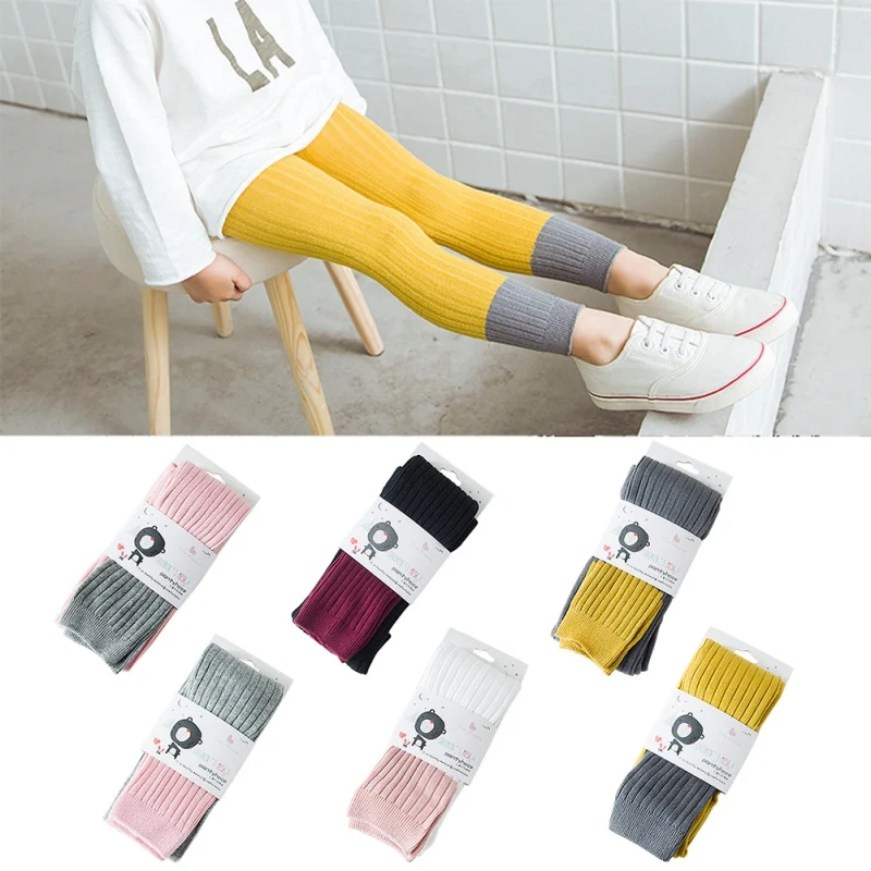 

Fashion Baby Kids Girls Knitting Leggings Autumn Winter Outfit Girls Pants Children Clothing Kids Female Trousers Warm Wear