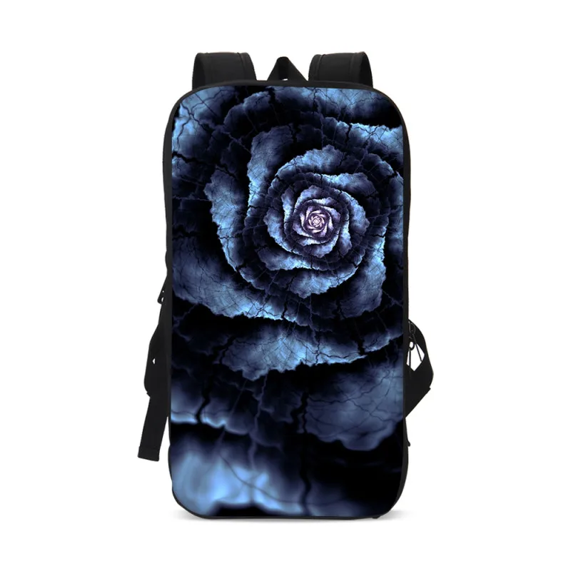 

VEEVANV New 3D Pattern Tablet Computer Shoulder Bags 1600D/Polyester 13 Inch Travel Daypacks Women Flowers Ipad Backpacks Girls