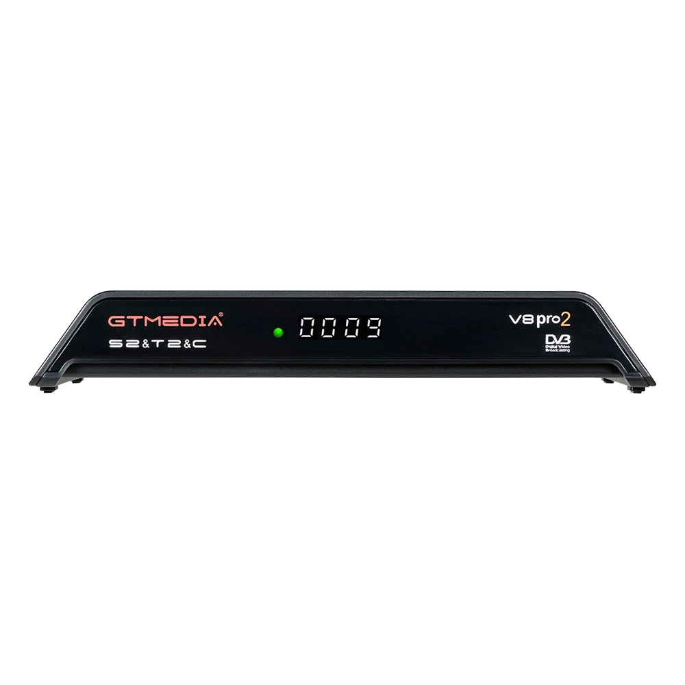 GT медиа V8 Pro2 DVB-S2/T2/C спутниковый ресивер V8 Золотой новая версия H.265 Built-in2.4G wifi+ 1 год Европа Испания PT DE PO CCcam