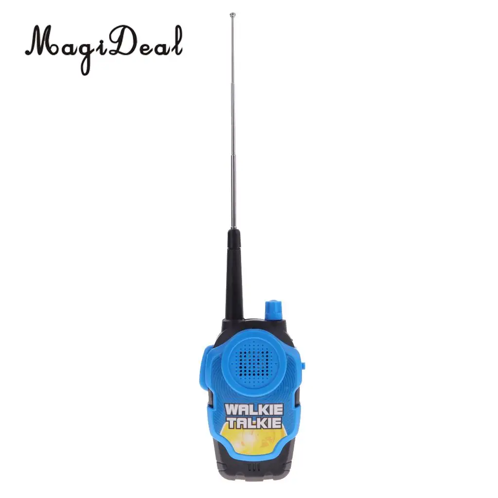 2Pcs Electronic Walkie Talkie Toy Portable Two-Way Radio Interphone Pretend Play Phone Game Outdoor Communication Toys Kids Gift