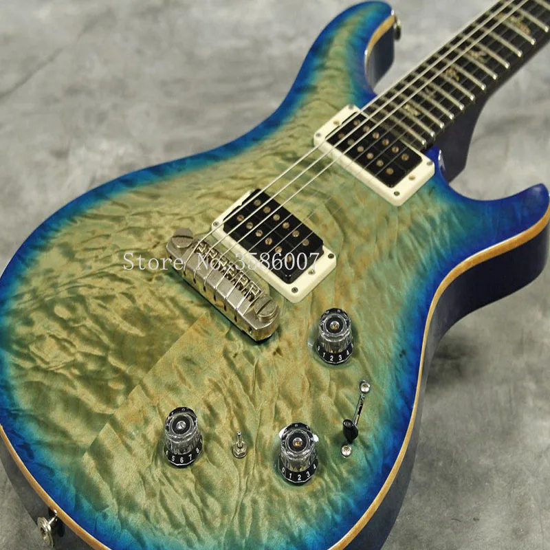 Бесплатная доставка/китайский гитарный s Custom Shop/пляжный синий/корпус из красного