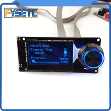 Тип D MINI12864 ЖК-дисплей Экран мини 12864 v1.2 Смарт Дисплей чёрный с белыми пятнами поддерживает марлина «сделай сам» с sd-картой 3D-принтеры аксессуары