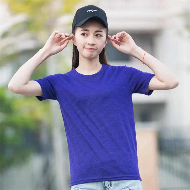XS-5XL Fast Dry T shirts Men Women Short Male Female Fitness T-Shirts Summer Breathable Hiking Couple Sweat-shirts Man Plus Size 9