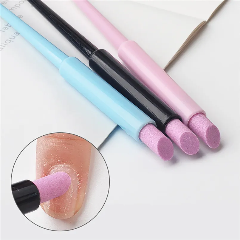 

1PCS Cuticle Pusher Trimmer Manicure Nail Art Tool Professional Nails Files Nail Art Sanding Files Manicure Tools H1