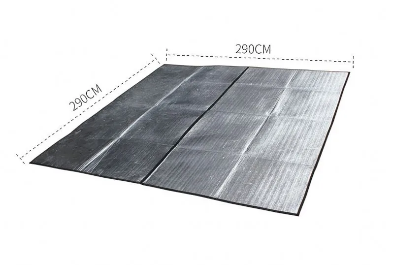290*290 см негабаритных открытый туристические коврики складной спальный влагостойкий коврик водостойкий Алюминий фольга EVA Пикник
