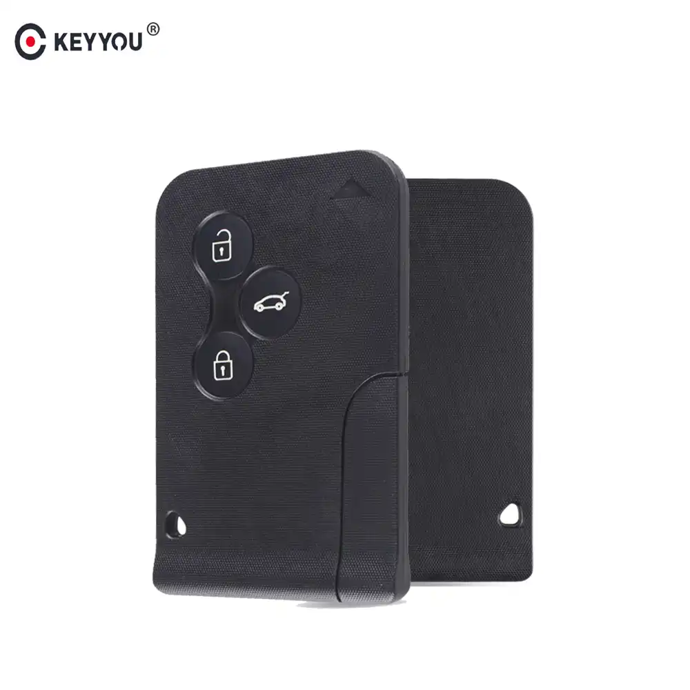 Funda de carcasa de repuesto para Renault Megane 3 botón escénico clave