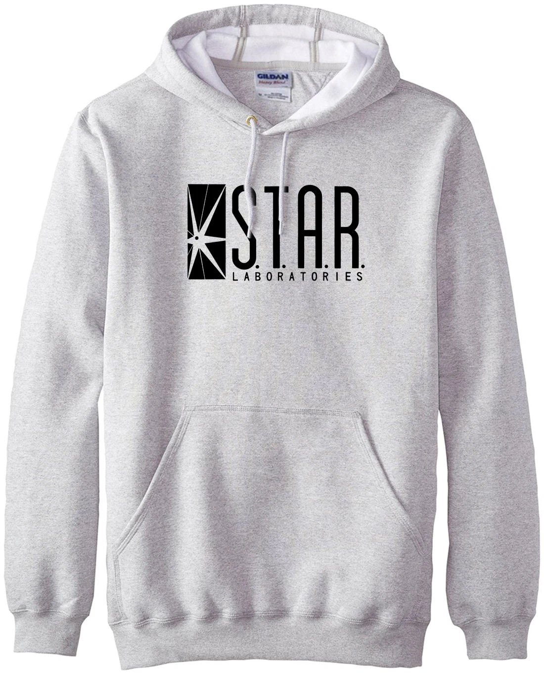 Горячая Распродажа STAR S.T.A.R. labs модная брендовая одежда, теплая флисовая Высококачественная Мужская толстовка с капюшоном, весенне-зимние стильные мужские толстовки - Цвет: gray1