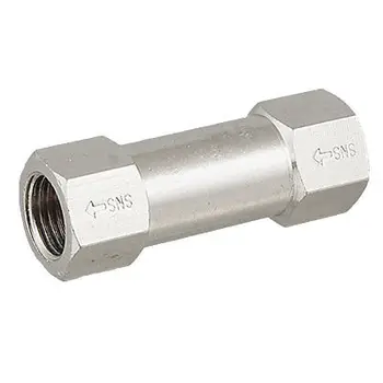 

Silver Tone Metal Water One Way Check Valve Replacement