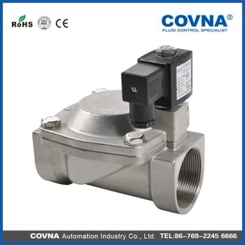 

Hot sale 2 way pilot-operated stainless Steel normally closed solenoid valve ,1 inch NPT