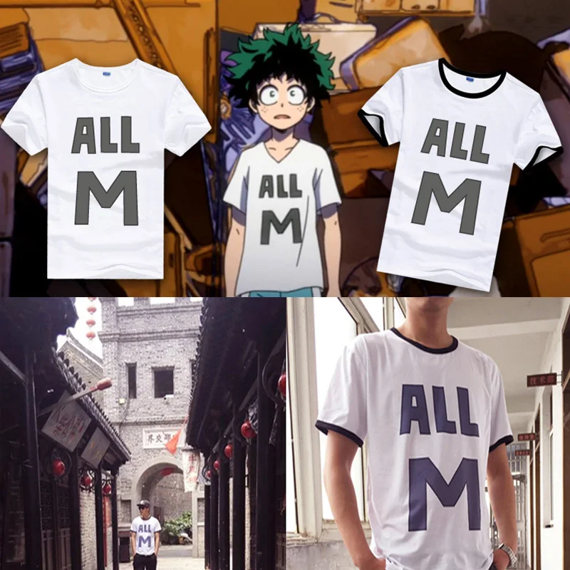 Cosworld Boku no Hero Academia T-Shirt Short Sleeve Tee Shirt My Hero Academia Izuku Midoriya Printed Summer Costume (8)