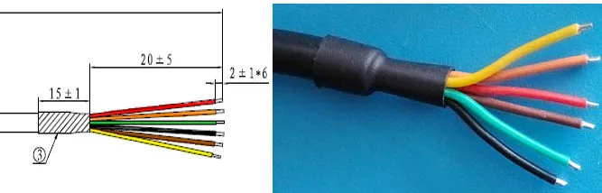 USB para RS485 Serial Port Converter Cabo