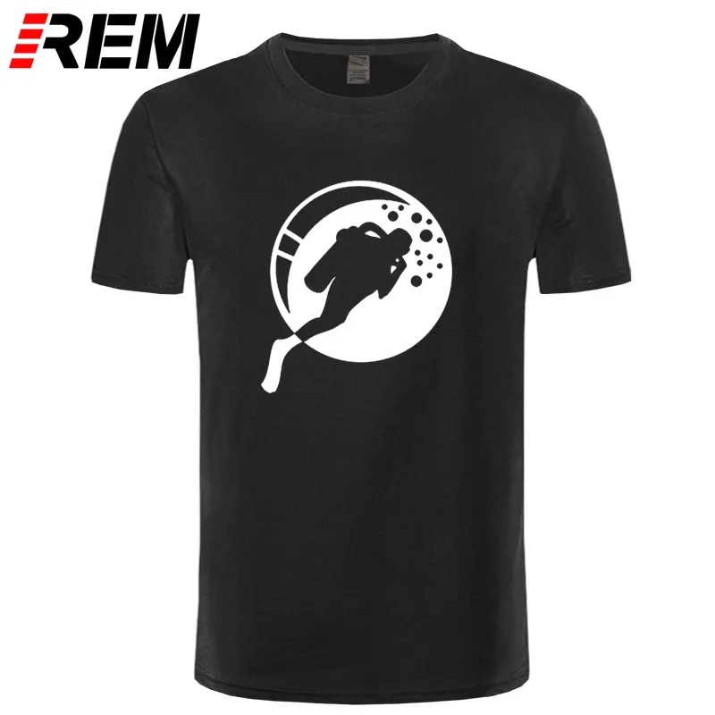 REM модная мужская женская футболка с принтом Evolution of Scuba Diver, футболка с круглым вырезом и короткими рукавами, летняя уличная футболка, забавная футболка - Цвет: 27