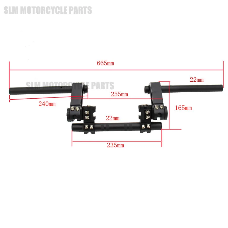 Мотоцикл Motified ручка бар ATV разделительный Руль Ручки Универсальный Мотоцикл вилка трубки аксессуары для руля
