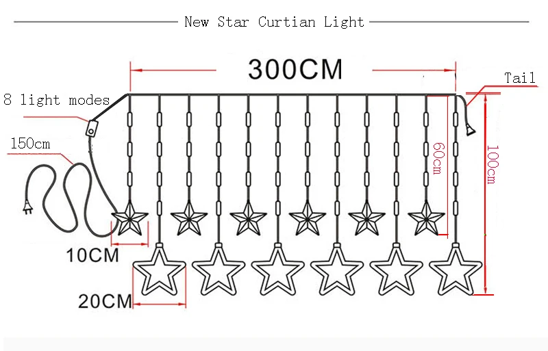 Aliyeye 3 м 138LED 220 В Рождественская гирлянда сосулька гирлянда сказочная занавеска огни для украшения дома праздник наружное водонепроницаемое освещение