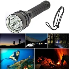 50 Вт 8000Lm Подводный Эксперт 100 м Погружения Дайвинг Фонарик 5 * CREE XM-L2 СВЕТОДИОДНЫЙ Фонарик 5LED Факел Водонепроницаемый Свет лампы