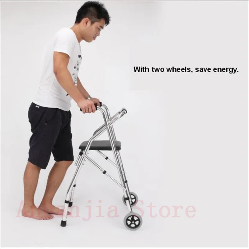 drive handicap standing lightweight rollator walker with seat  (9)