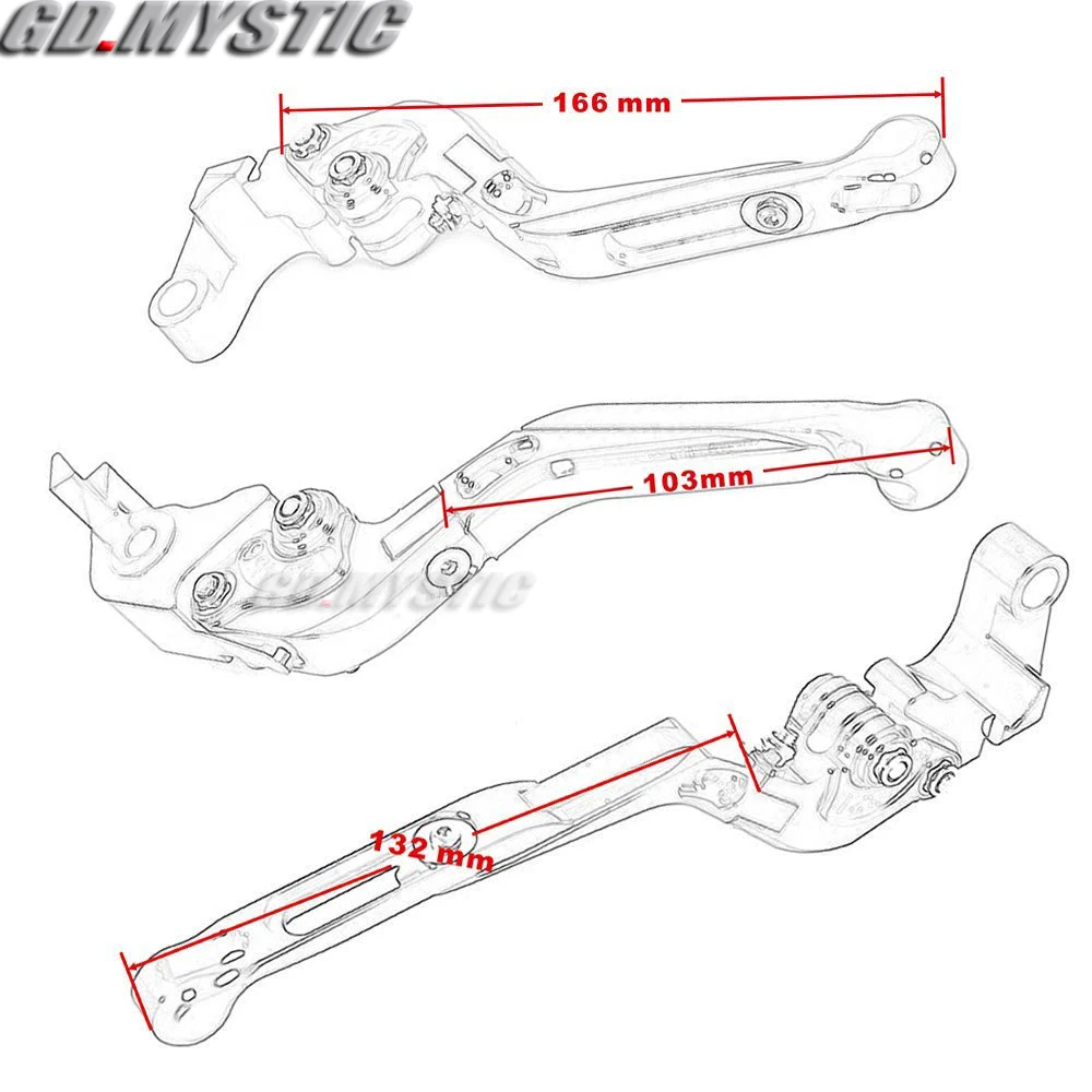 Для Benelli TNT 125 135 TNT125 TNT135- мотоциклетные складные выдвижной ЧПУ мото Регулируемые тормозные рычаги сцепления