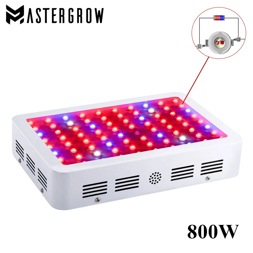 

DIAMOND II 800W Double Chips LED Grow Light Full Spectrum Red/Blue/White/UV/IR 410-730nm For Indoor Plants and Flower Phrase