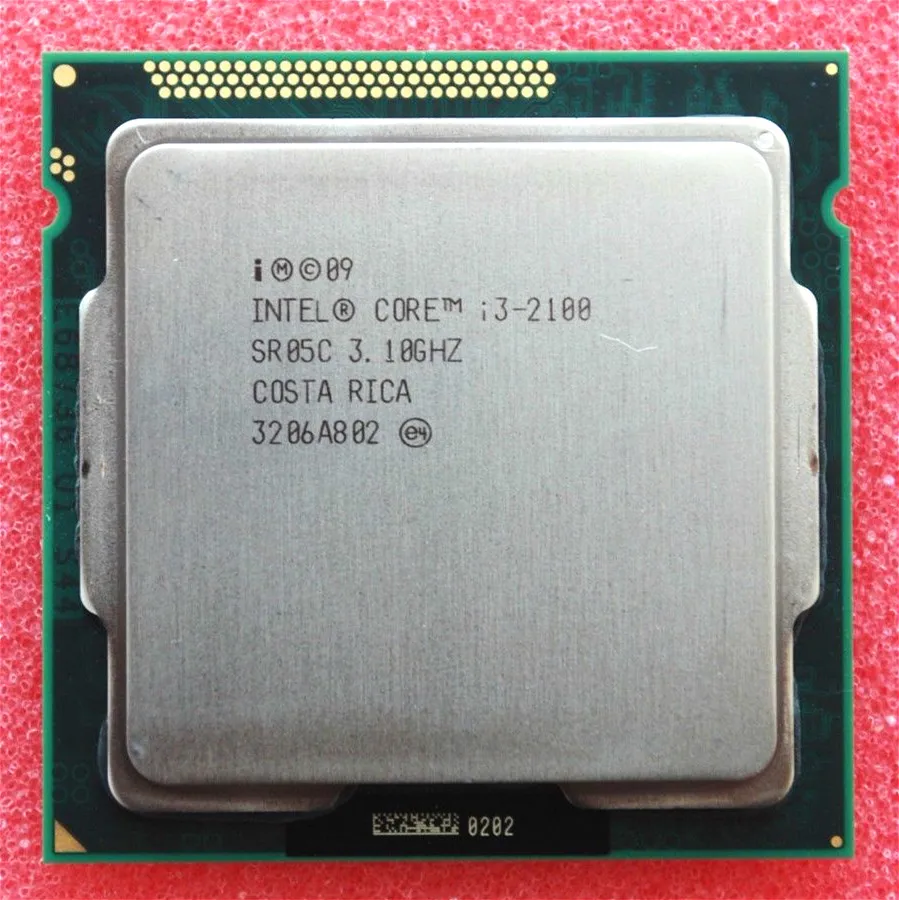 

Intel Core i3 2100 Processor 3.1GHz 3MB Cache Dual Core Socket 1155 Qual Core Desktop I3-2100 CPU