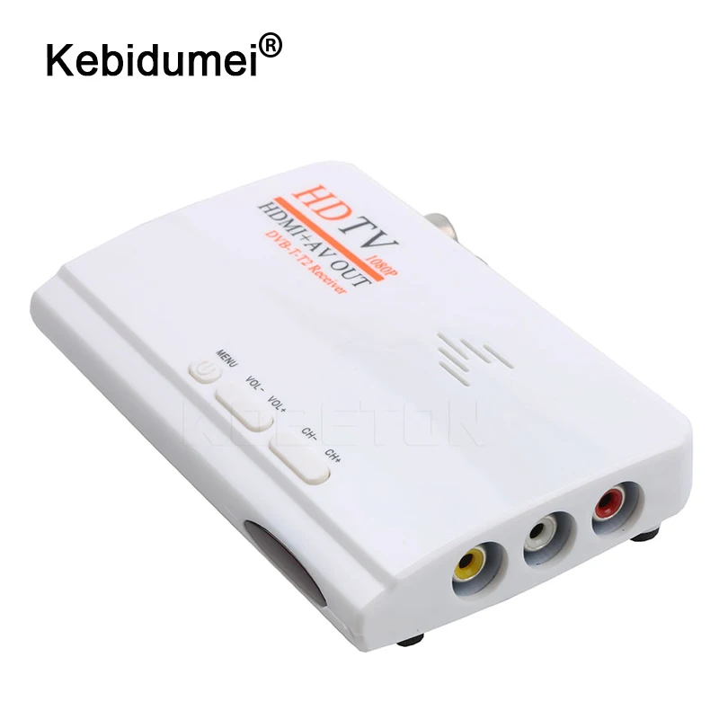 

kebidumei HD TV Box 1080p HDMI + AV out USB2.0 DVB- T2 receiver TV BOX Set-top Boxes digital Terrestrial Receiver for TV