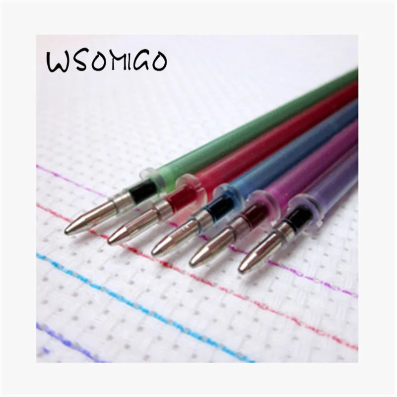 10pcs Cross Stitch Sewing Ink Fabric Water Soluble Pen Cross Stitch Pencil Water Soluble Refill  Marking Pen Needlework Tools-S