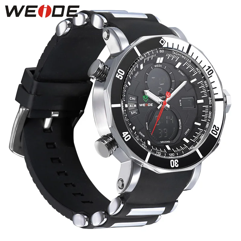 2018 WEIDE спортивные мужские цифровые часы светодиодные светодиодный стробоскоп