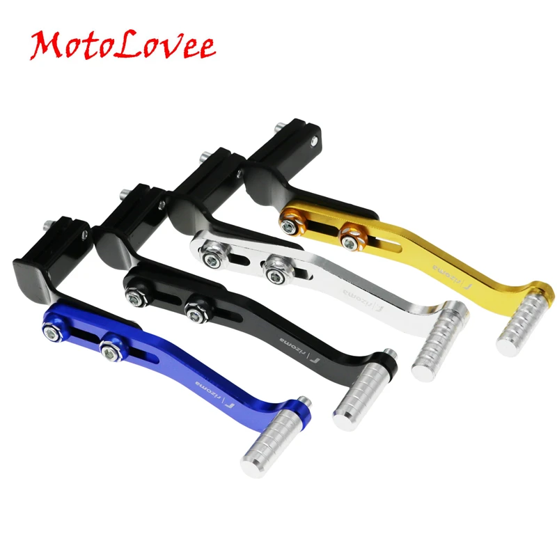 

MotoLovee Universal Adjustable CNC Aluminum Alloy Folding Gear Shifter pedal Shift Lever For Motorcycle Motocross Dirt Bike