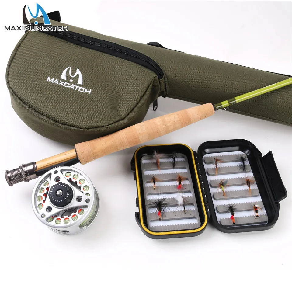 Maximumcatch Ultra Light Fly Fishing Rod Combo With Eco Fly Reel And