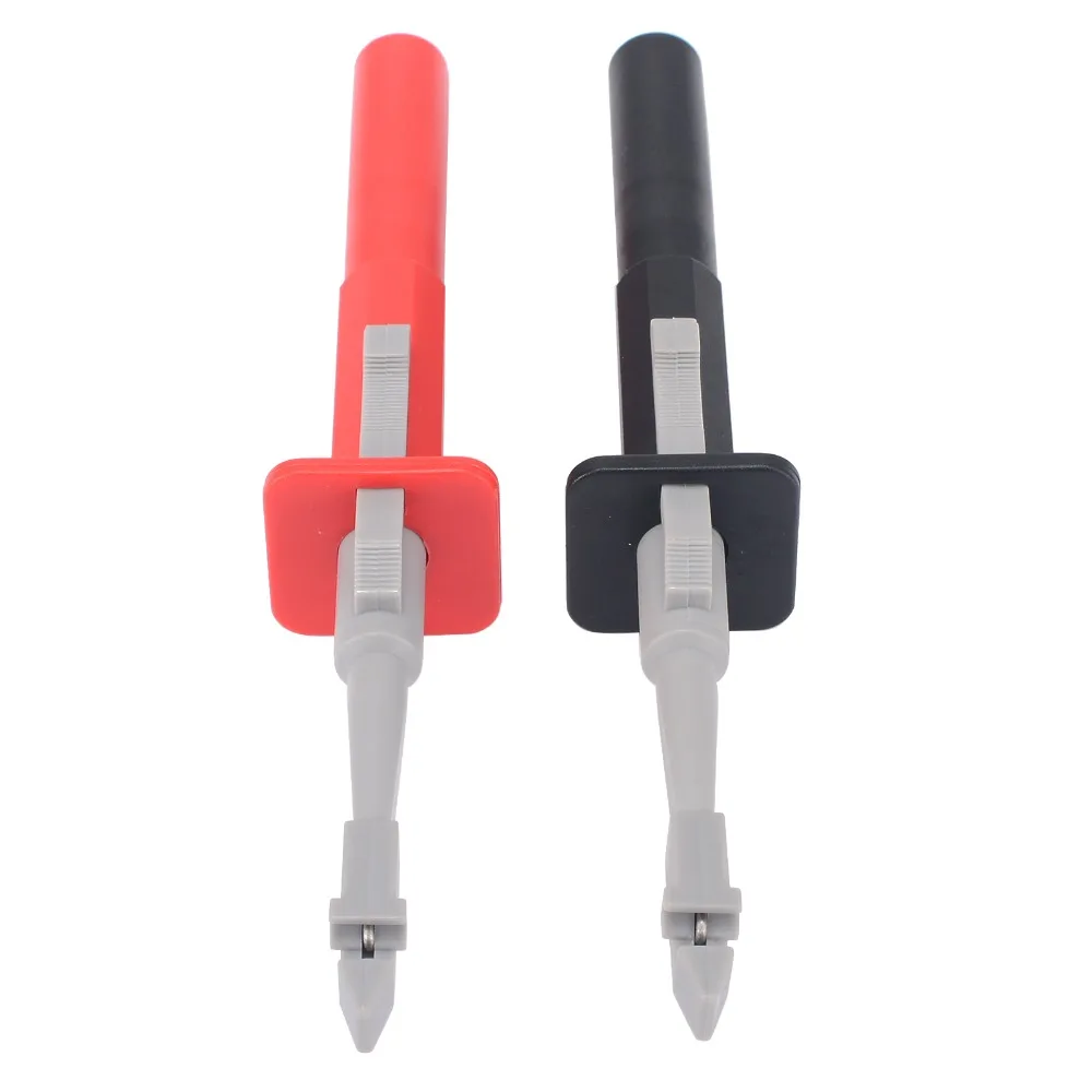 

2pcs Safety Circuit Test Clip Nickel Plated Insulation Piercing Probes Clamp 135x22mm For Car Detection Tools