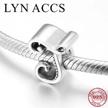 

Real 925 Sterling Silver Simple Metal Alphabet J Letter Beads Jewelry Making Creative DIY Fit Original Pandora Charms Bracelet