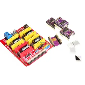 

V3.0 Engraver CNC Shield+DRV8825 Stepper Motor Drivers For UNO R3 for Arduino