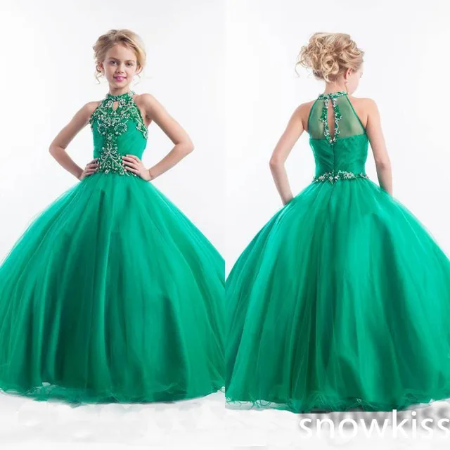 Emerald Pageant Dresses
