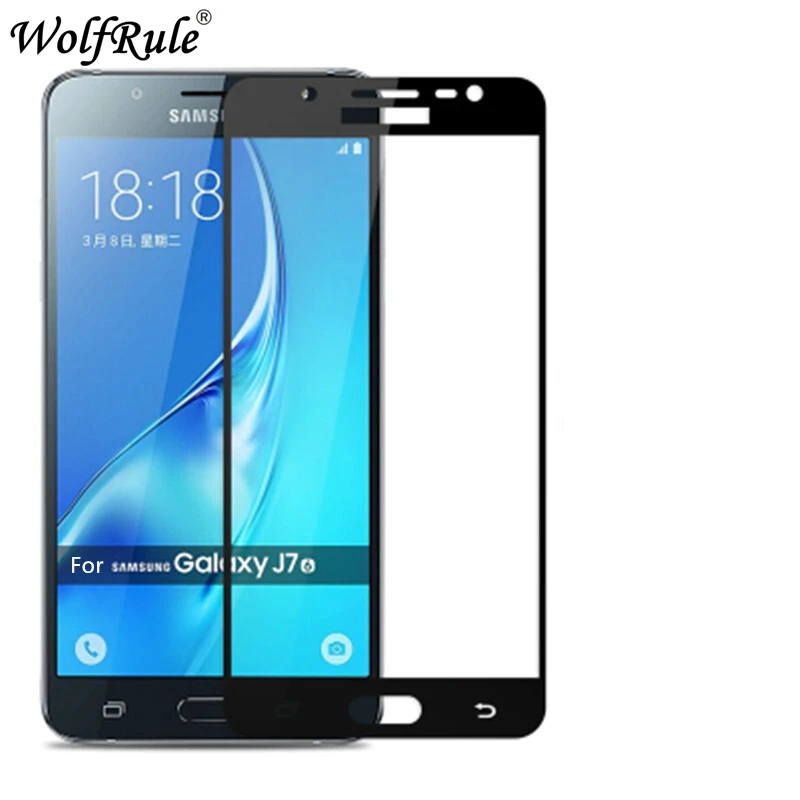 2pcs Screen Protector For Samsung Galaxy J7 Duo Glass Tempered Full Cover Protective Phone Film | Мобильные телефоны и