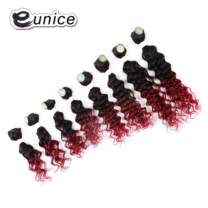 Sintético Tecelagem Do Cabelo 8 8 peças