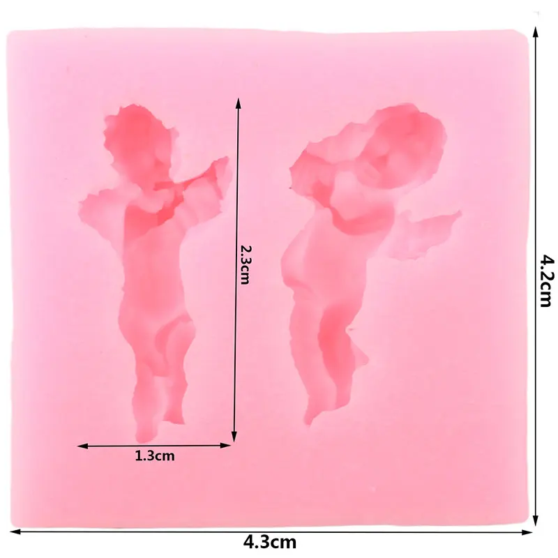 3D Ангел Детские Силиконовые формы для приготовления конфет глины помадки формы украшения для кексов DIY вечерние торт декоративное устройство для шоколада формы для мастики
