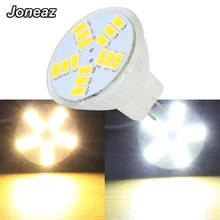 Joneaz 1X bombillas Светодиодный прожектор MR11 4 Вт лампы 5730 15 светодиодов 12 вольт прожектор мини домашний суперяркое освещение теплый белый