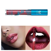 Сексуальный Блеск для губ, Макияж для губ, мерцающий женский жидкий косметический блеск, металлический длинный долговременный увлажнитель, блеск для губ