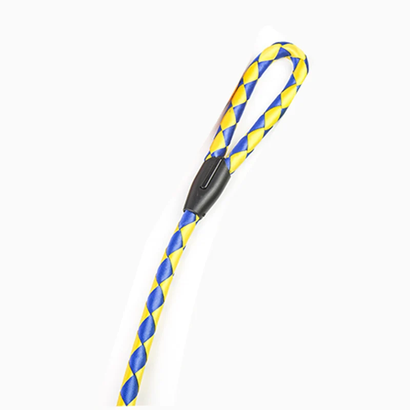 Yellow blue XINAN Многофункциональный собака светоотражающие ручная Выдвижная Поводки поводок для собак домашних животных+ нагрудный с линией сзади дрессировки Прогулка Выполнить поводок для домашних животных собак XA-050 - Цвет: Yellow blue