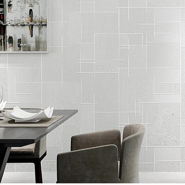 Us 1645 53 Di Scontomoderna Semplice 3d Effetto Texture In Rilievo Rotolo Di Carta Da Parati Tinta Unita Tessuto Non Tessuto Di Sfondo Carta Da