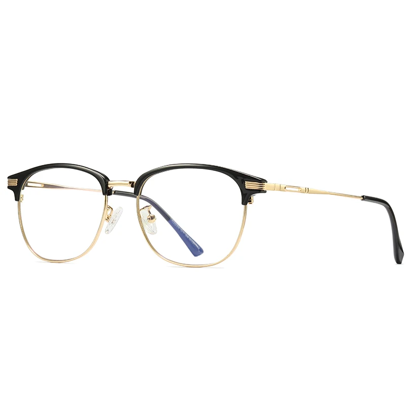 Pro Acme TR90 синий светильник, блокирующие очки/синий светильник, очки для женщин/Компьютерные очки для геймеров/очки для защиты от излучения PB1207 - Цвет оправы: C1 Black gold