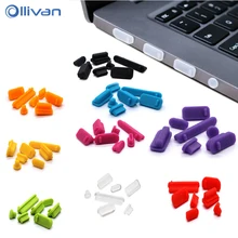 13 шт./компл. универсальный силиконовый противопыльная Заглушка Крышка Компьютерные аксессуары Защитная фиксаторы уход за кожей лица маска ноутбук пылезащитной usb мягкая защита от пыли